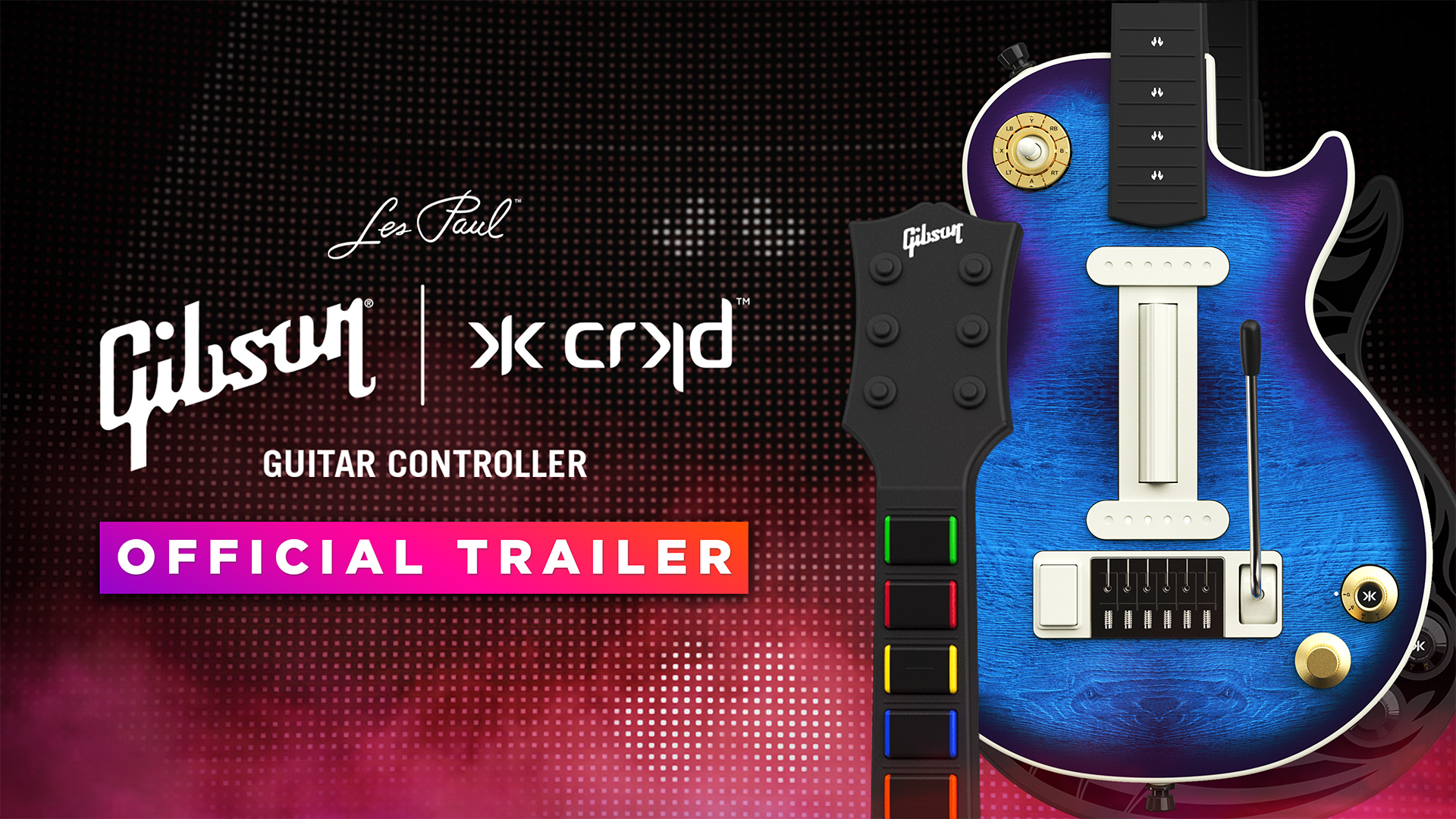 Amazon.com: CRKD Gibson Les Paul Guitar Controller - Black Tribal